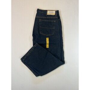 Vintage Faded Glory Relaxed Denim Stone Wash Jeans 38x29 NOS